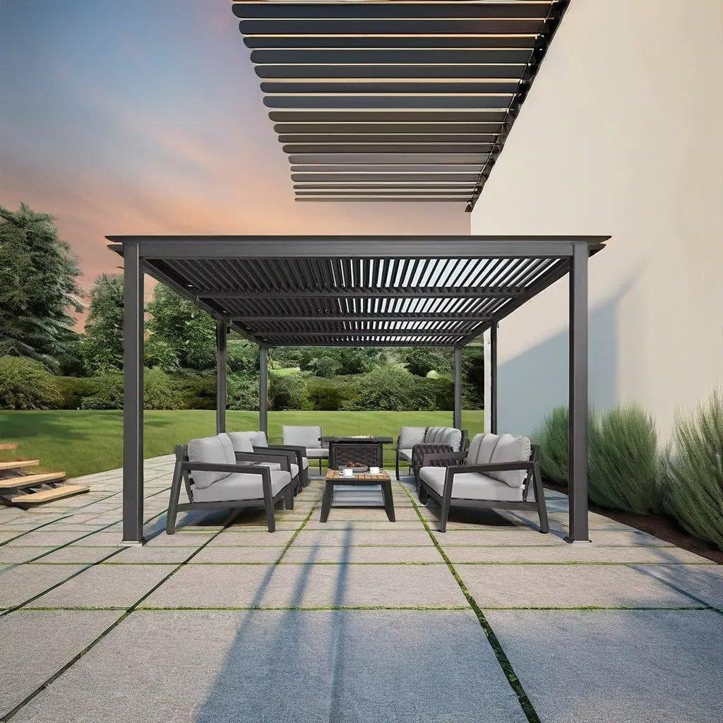 Was ist eine Grillpergola aus Aluminium?