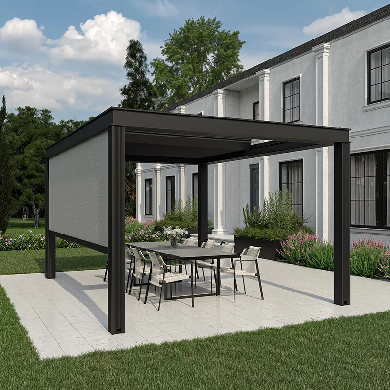 Wie verbessert eine Aluminium-Lamellenpergola Wohnräume im Freien?