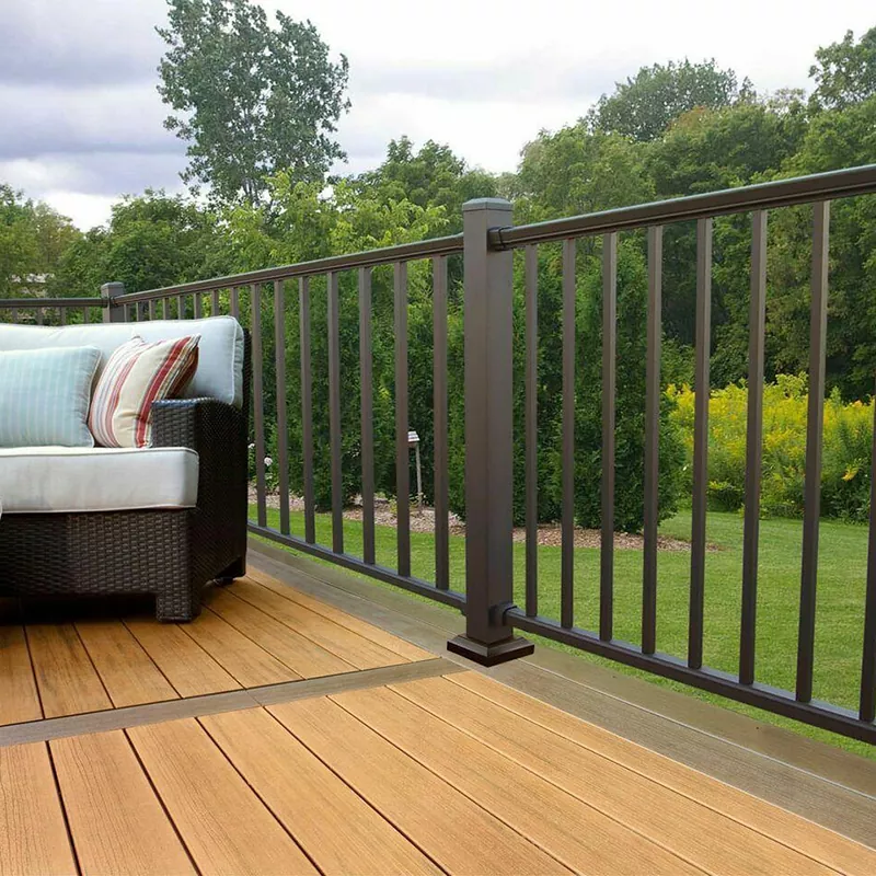 Deckgeländer aus Aluminium