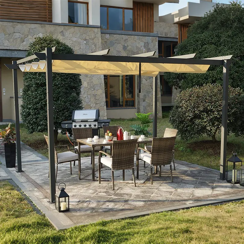 Terrassenpergola aus Aluminium