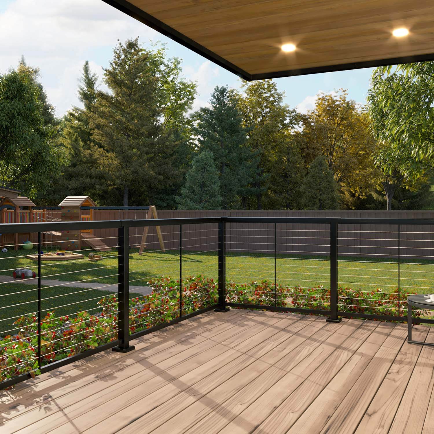 cable railing for deck