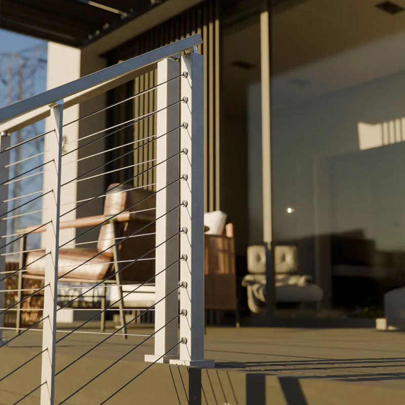 Edelstahl-Kabelgeländer