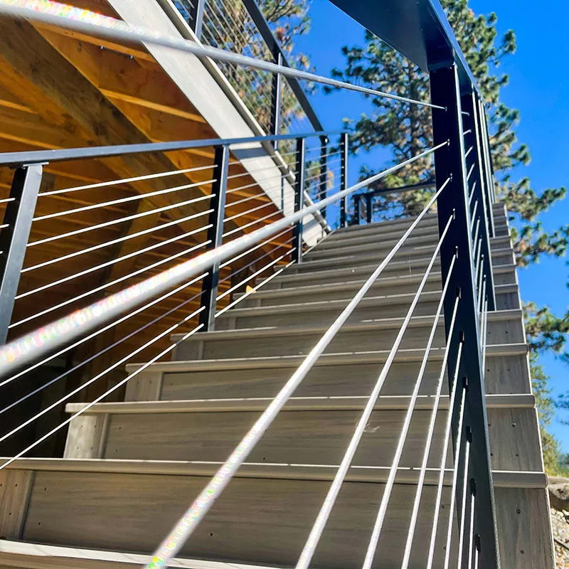 Drahthandläufe für Treppen